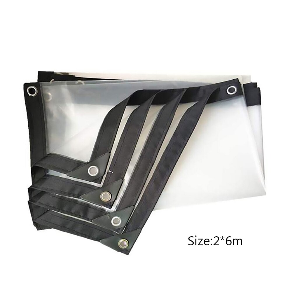 Tuin Waterdicht Zeildoek Dikte Kassen Balkon Zonnescherm Doek Tarp Boot Auto Vrachtwagen Luifel Regen Doek: 2x6m