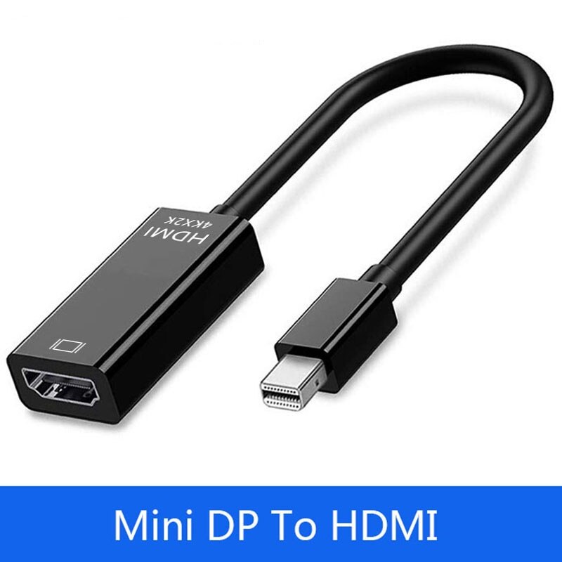 Mini Dp Naar Hdmi Kabel Converter Adapter Hd 1080P Mini Dp Male Hdmi Female Converter Kabel Voor Surface Pro 6 Lenovo Dell C315