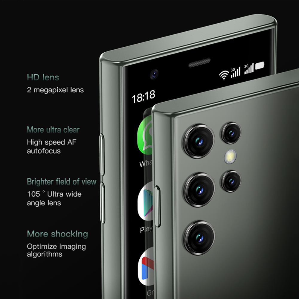 Soyes s23 pro 3.0 "android8.1 mini smartphone 2gb ram 16gb rom duplo sim em espera 1000mah 3g rede compacto telefone móvel