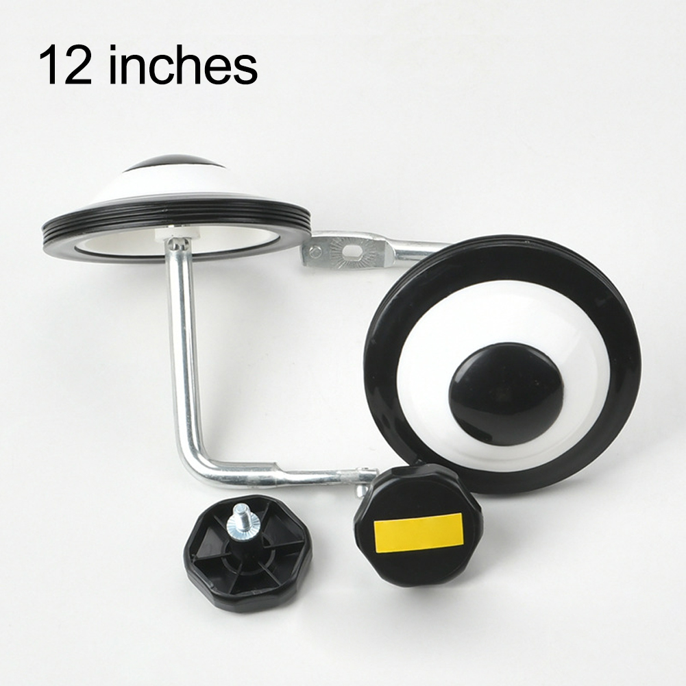 Hoge veiligheid fietswielen Fietswiel voor 12 inch fiets Trainingswielen Koolstofstaal Materiaal Hoge veiligheidsfactor: WHITE
