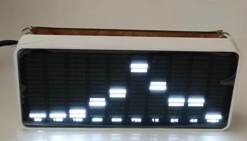 LINK1 AK1016 LED indicator Audio Music spectrum VU Meter Stereo Amplifier Board Adjustable light Speed Board