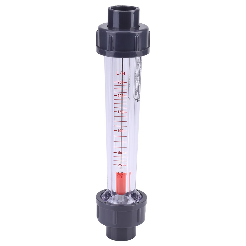 25-250/H 60-600L/H Water Flowmeter Plastic Tube Liquid Water Rotameter Flow Meter LZS-15 Flow Measuring Tools
