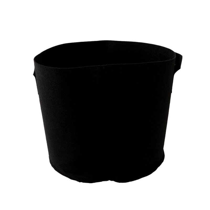 Non Woven Tree Fabric Pots Grow Bag Root Container Plant black hand with planting flowers nonwoven bags Grows Culture: 27cm