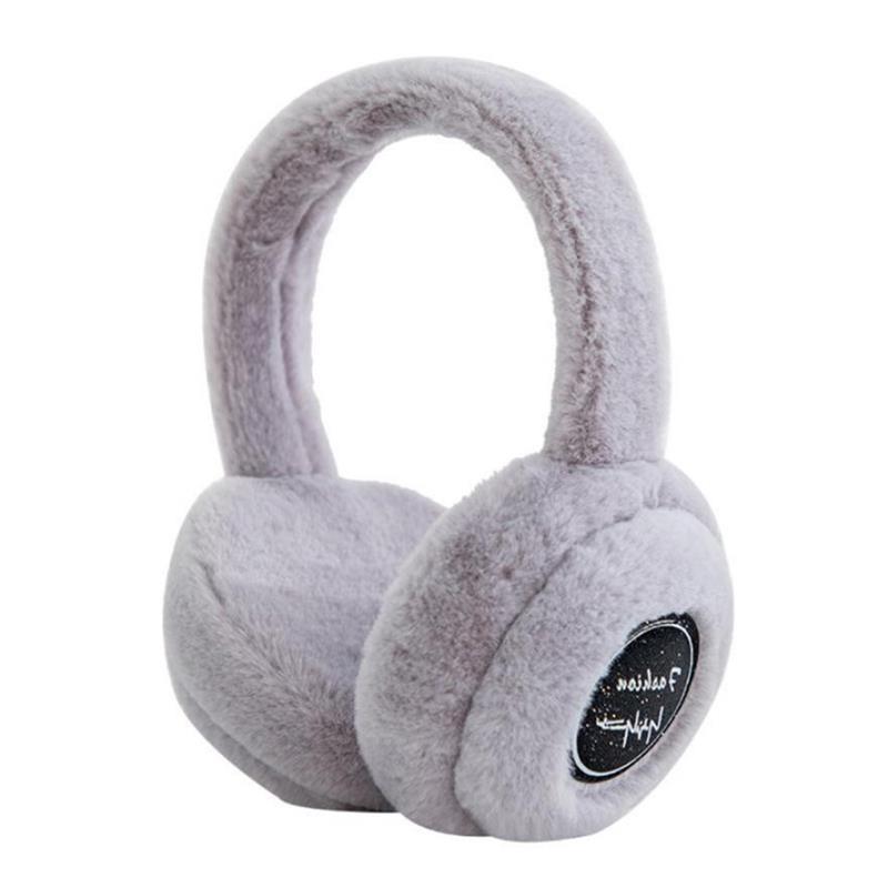 Wireless Bluetooth Headphones For Women Girl Warm Fluffy Earmuff Headphone Winter Warm Earphones Common Headphone: 04