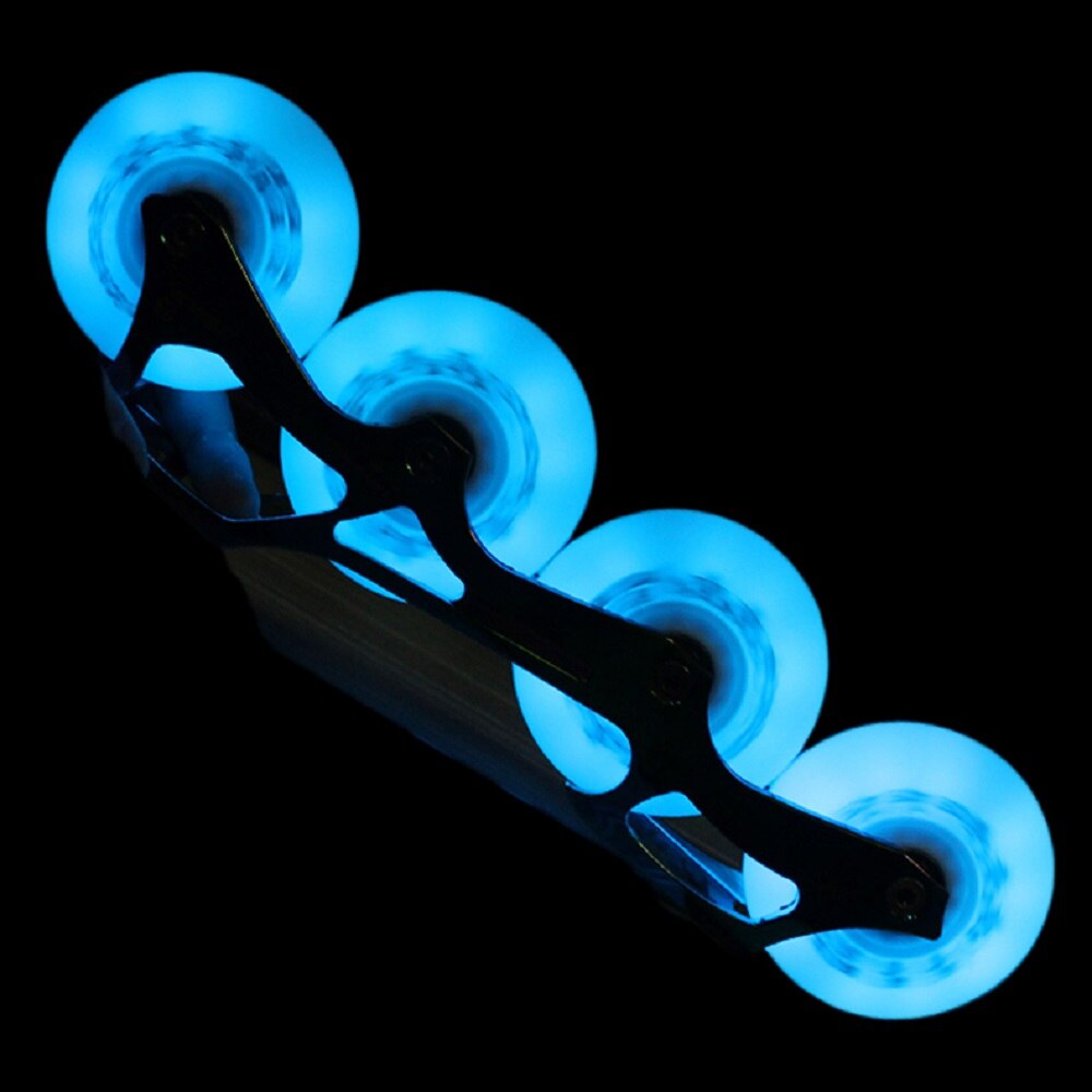 Kufun inline/rollschuh 4 räder FÜHRTE räder inline Schlittschuh glänzend licht 90A 72mm 76mm 80mm keine Lagerbier