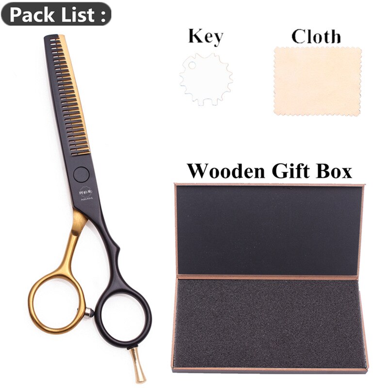 AQIABI JP-ciseaux en acier pour coiffeur, ciseaux de coupe de cheveux professionnels, 5.5 pouces, AQIABI JP, A1029: A1029 Jin T 5.5H
