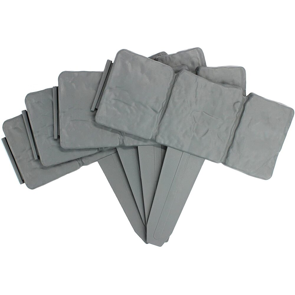 4 Pcs Fence for Garden / Simulation Stone Brick Fence Plastic Privacy Fence Gardening Flower Garden Patio Vegetables Yard Fences