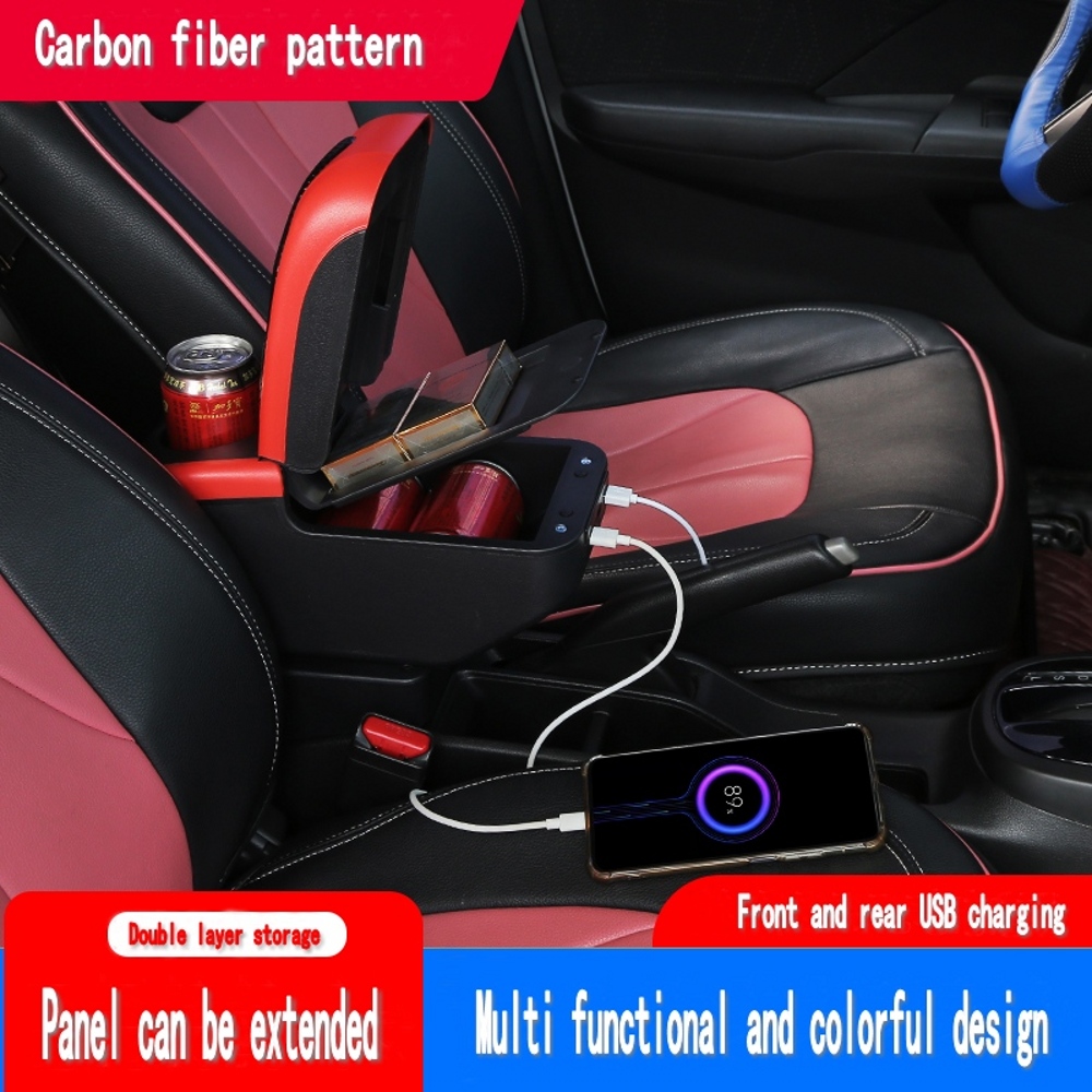 Accoudoir Central pour Voiture Volkswagen Golf 7, Pièces Intérieures, Bras de Console, Support Coudé de Rangement USB