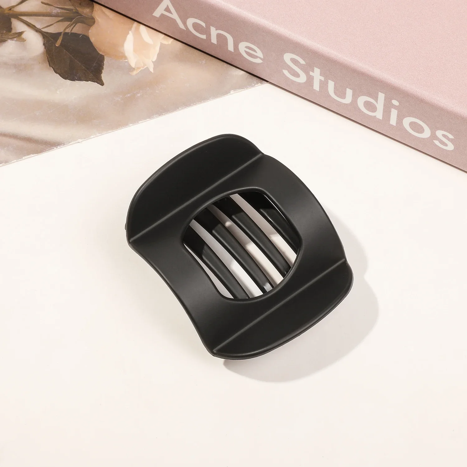 Pinzas para el pelo antideslizantes para mujer, horquillas de garra de pato en forma de arco Vintage, accesorios para el cabello de PC, grandes y pequeños, nuevos: Morado