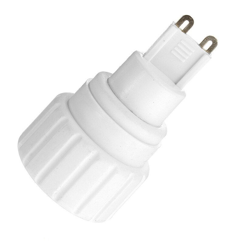Lampe baser  g9 to gu10 lampe holde base screw led pære lamper adapter holder socket converter 220v 5a pbt material
