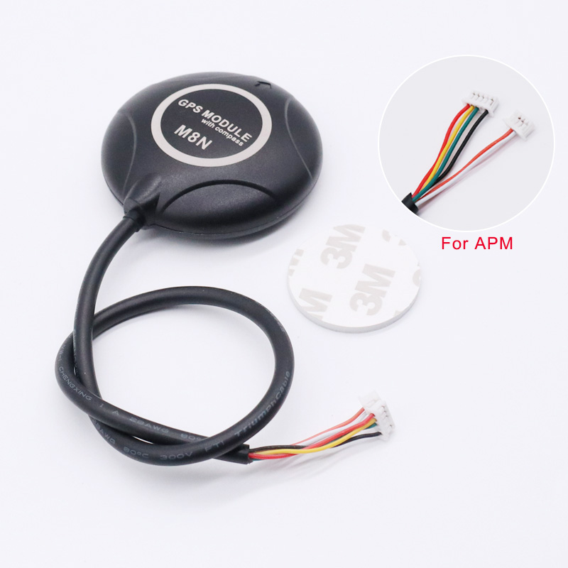 M8n x 8n gps-modul för apm 2.8 för pixhawk 2.4.8 pix  px4 inbyggd kompass/gps metallstativhållare rc-tillbehör: Vit