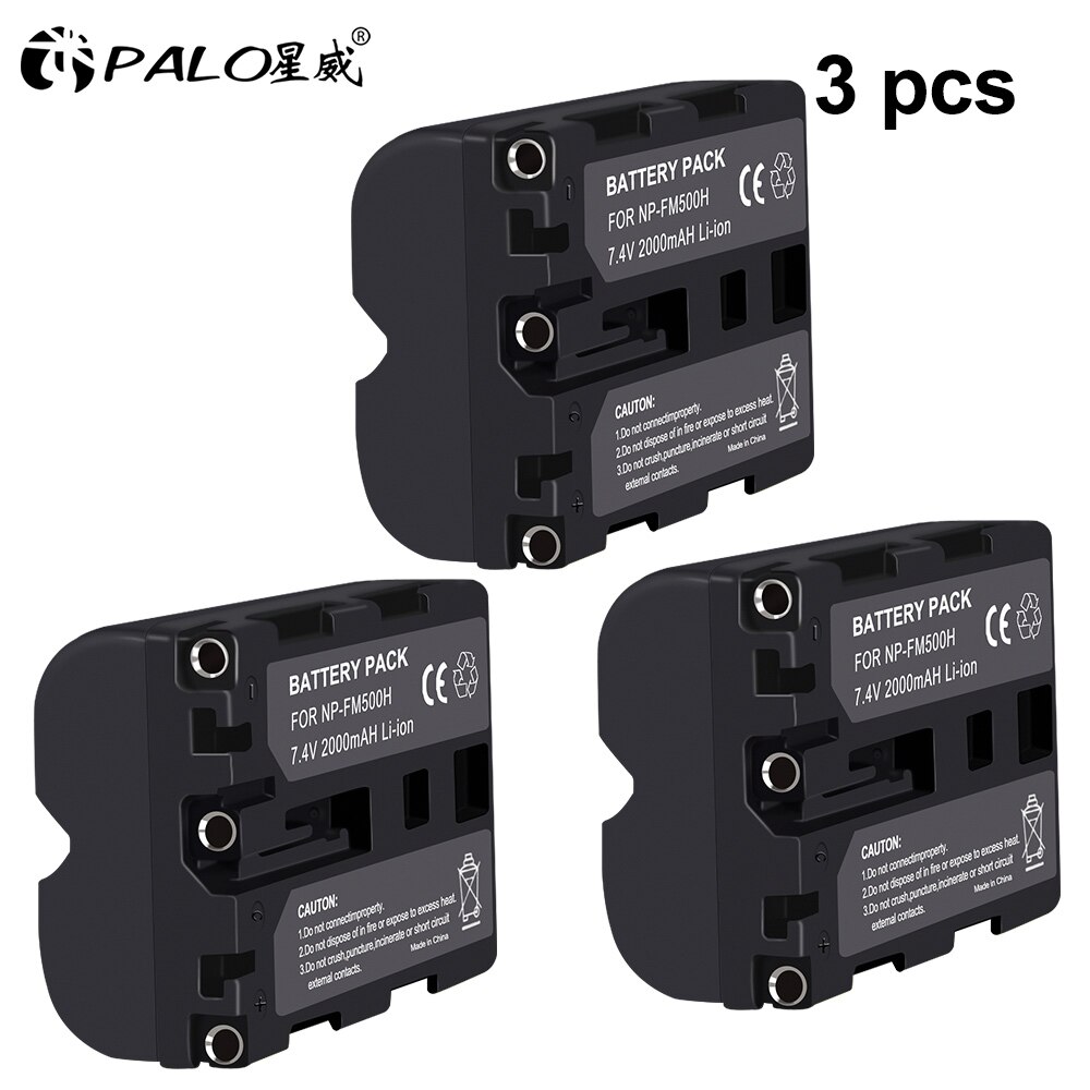 Sony Original NP-FM500H NP FM500H FM50 Kamera Batterie A57 A65 A77 A450 A560 A580 A900 A58 A99 A550 A200 A300 a350 A700 F717: 3Stck