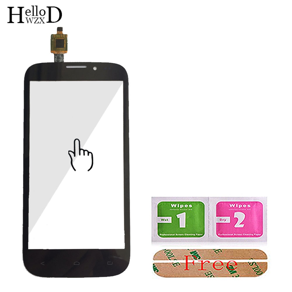 Touch Screen Glass IQ 4404 For Fly IQ4404 Touch Screen Digitizer Panel Glass Panel Sensor Len Parts Tools Adhesive