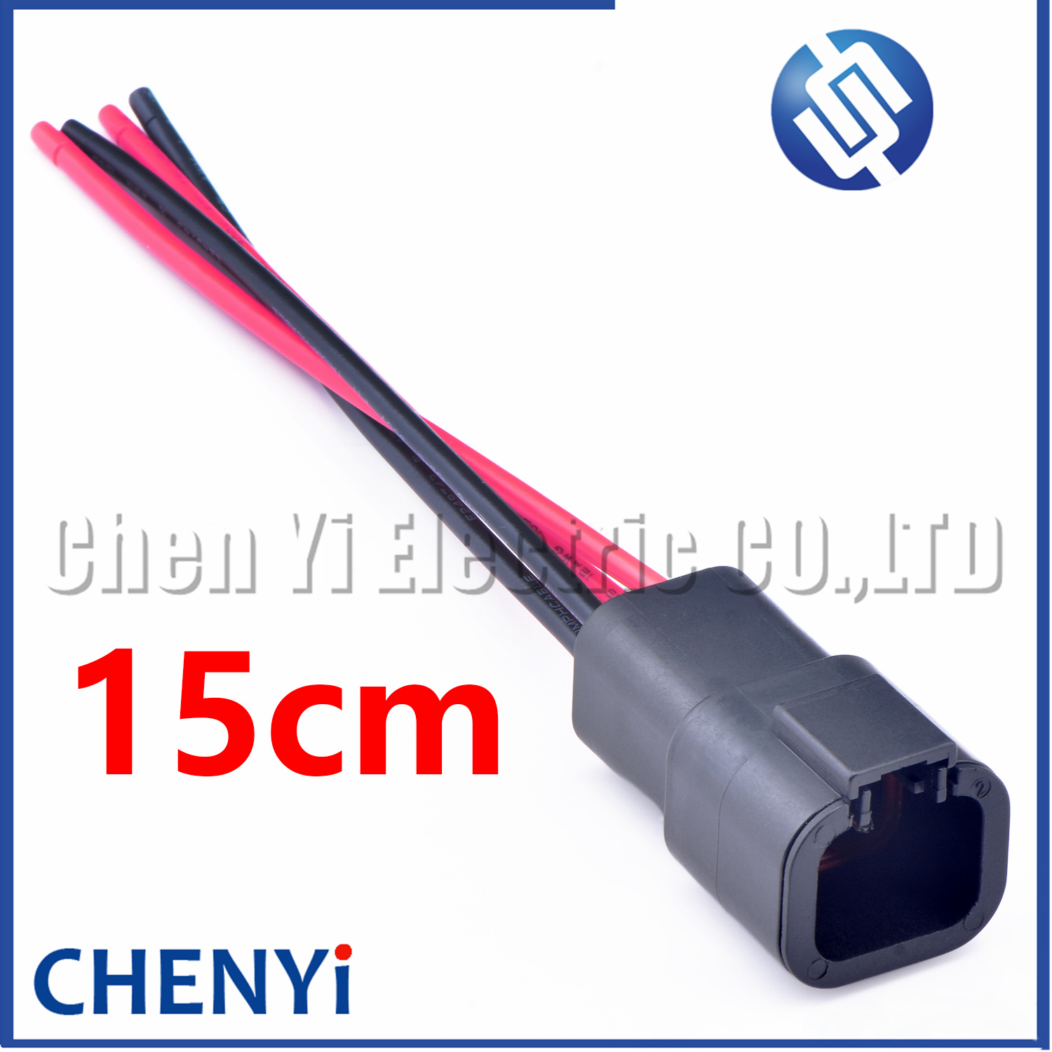 Black DTP series 4 Pin Male Female Automotive Waterproof Connector Plug DTP06-4S DTP04-4P For cummins ECM Power Connector Module: Orange