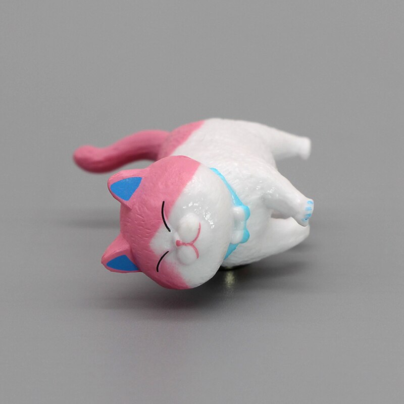 Combinación de gatitos japoneses para refrigerador, de colección de recuerdos, lindos imanes de nevera para gatos pequeños, animales amarillos, negros y blancos