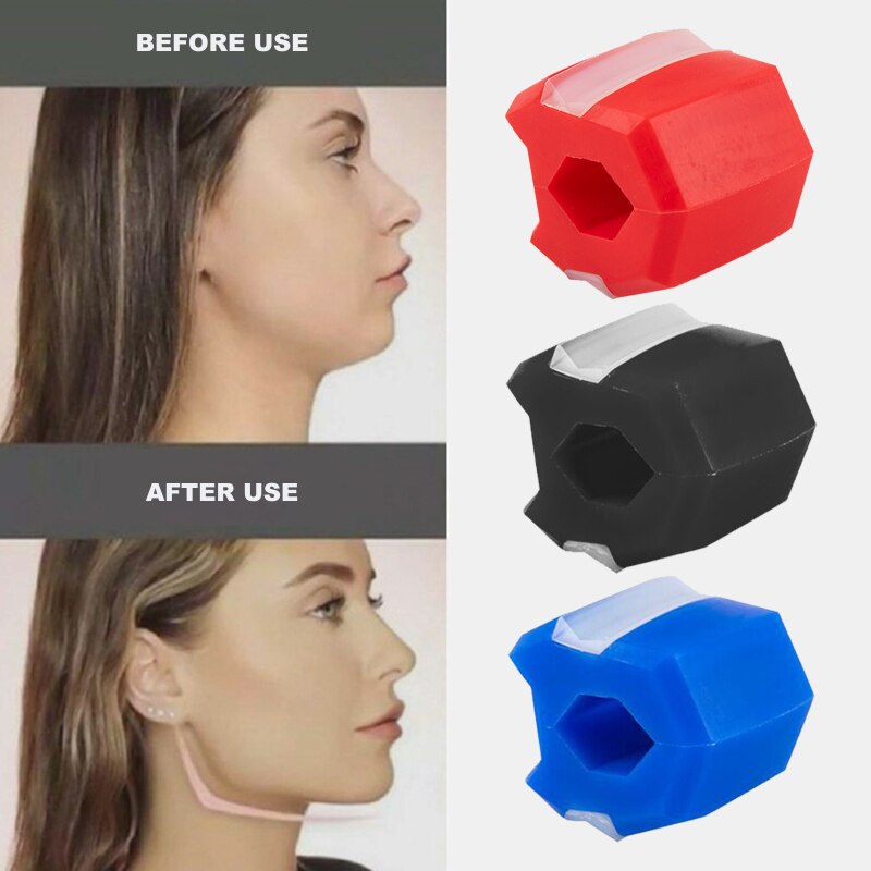 Food Grade Silicone Chin Line Fitness Ball Muscle Trainer Fitness Ball