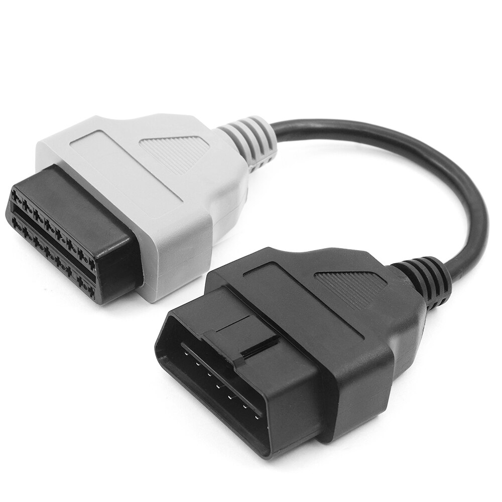Voor Fiatecuscan Adapter Obd OBD2 Connector Multiecuscan Abs Airbag Obd2 Scanner Diagnostische Kabel Voor Fi-Op Ecu scan: WHITE