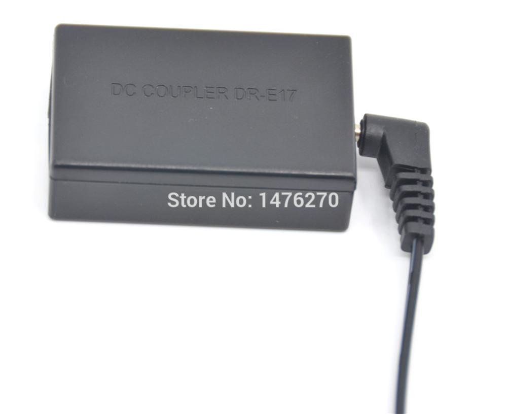 DR-E17 Dr E17 Dc Coupler Lp E17 LP-E17 Dummy Batterij + Dc Kabel Fit Camera Power Adapter Voor Canon ACK-E17 EOS-M3 EOS-M5 EOS-M6