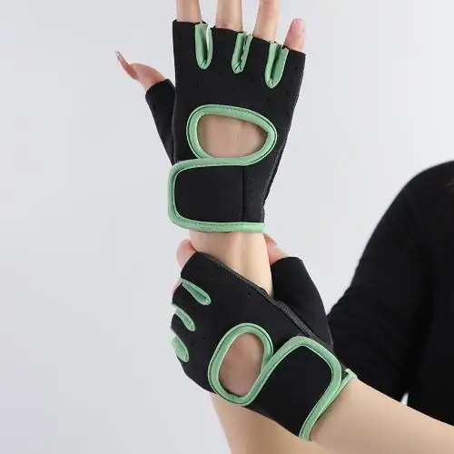 Männer Frauen Fitness Handschuhe Gewichtheben Fitnessstudio Radfahren Yoga Bodybuilding Ausbildung Dünne Sommer Atmungsaktive Nicht-Unterhose Halbe Finger Handschuhe: dunkel Grau / XL