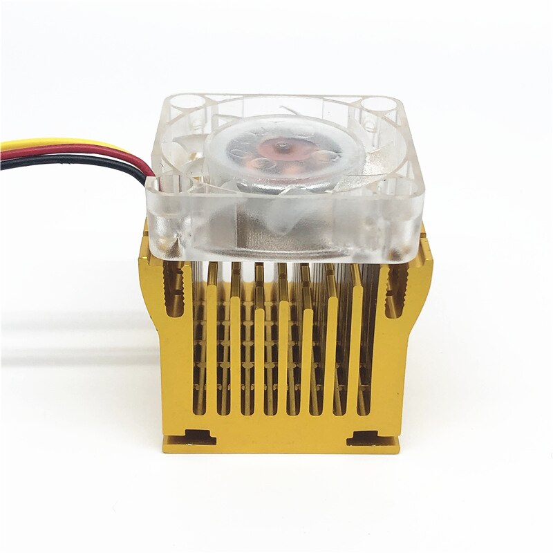 Dc 5V 12V 24V 01A 3P 3pin 4010 Bga Fan Videokaart Fan Met Warmte sink Cooler 40Mm 40X40X10Mm 4010Cooling Fan 3 Draad: 12V 3P Transparent