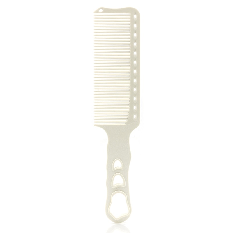 White Strong Anti Static Hair Comb Wide Teeth Long Hair Combo Heat Resistant Hairdressing Comb for Salon Tools