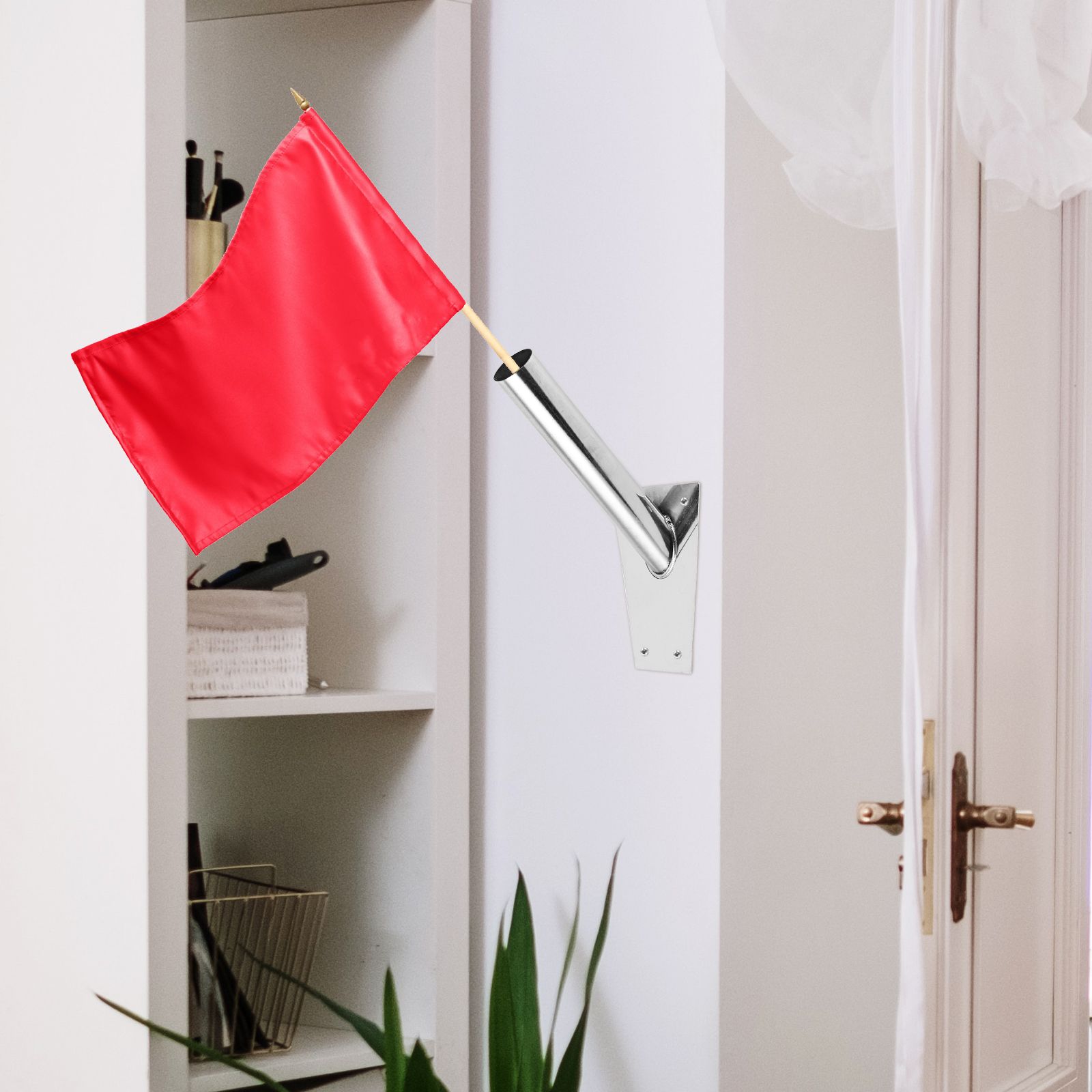 Flagstangsbeslag flagstangsbeslag havestativ til vægmontering