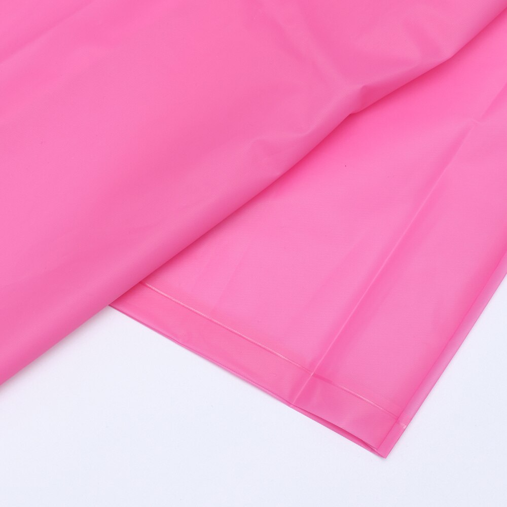 Kid Raincoat Simple EVA Thickened Translucent Raincoat for Girl Kid Child (Blue)