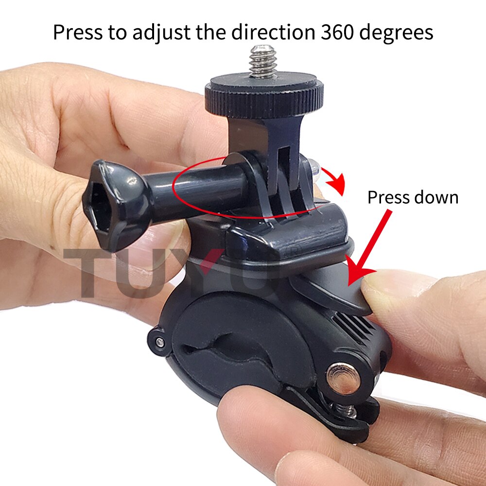 Tuyu motorsykkel bakspeil stang monteringsbrakett til insta 360 en x/en x panoramakamera tilbehør multifunksjon