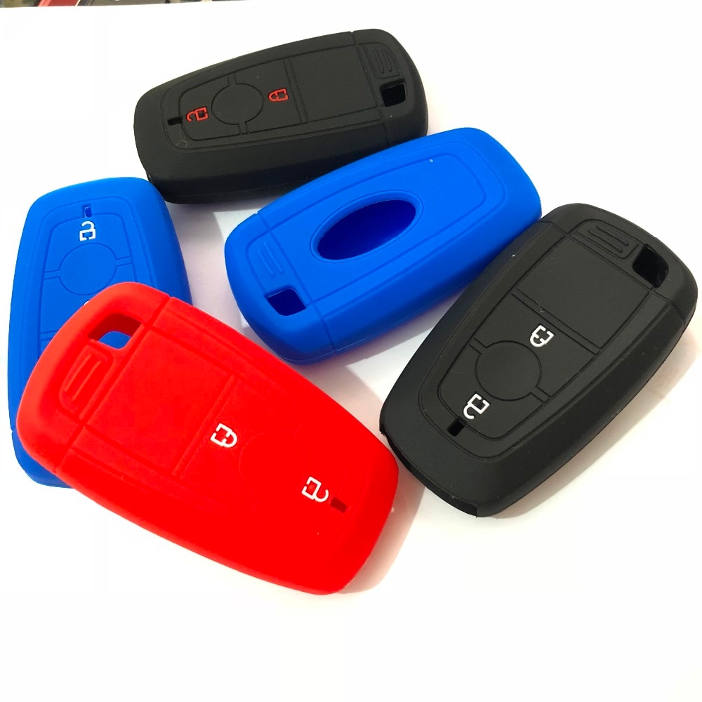 Key FOB Remote Case Pouch Silicon Holder For Ford Ecosport Ranger Raptor 2 Button Smart Keyless