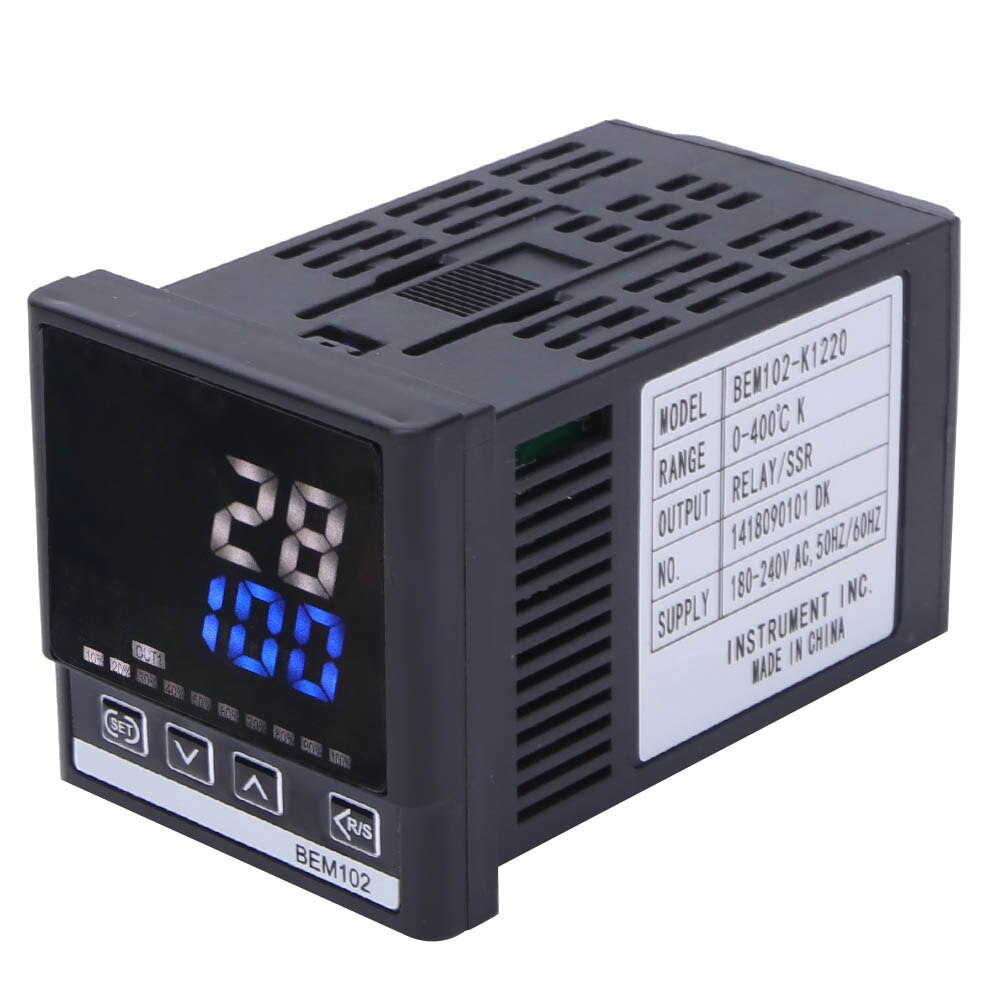 LED Digital Tube Display Thermostat Temperature Controller 0-400 Celsius180-240VAC K-Type Thermostats
