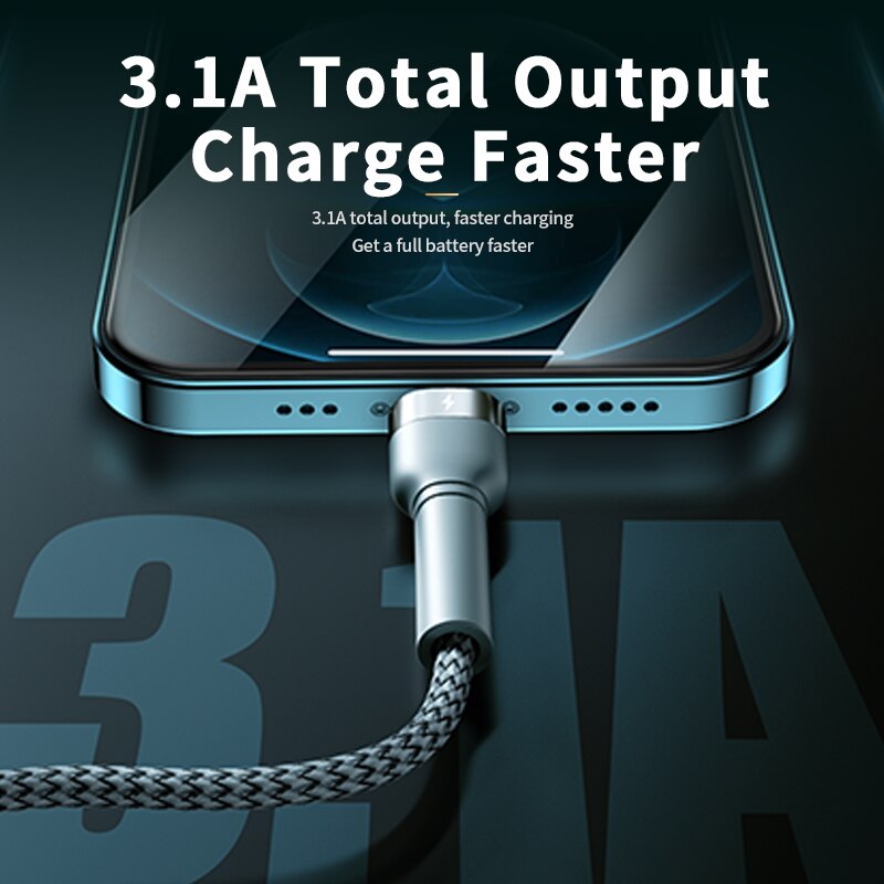 Remax 3 in 1 3a hurtigoplader usb c kabel typec lightning mikro dataoverførsel kabler telefon oplader ledning til iphone xiaomi samsung