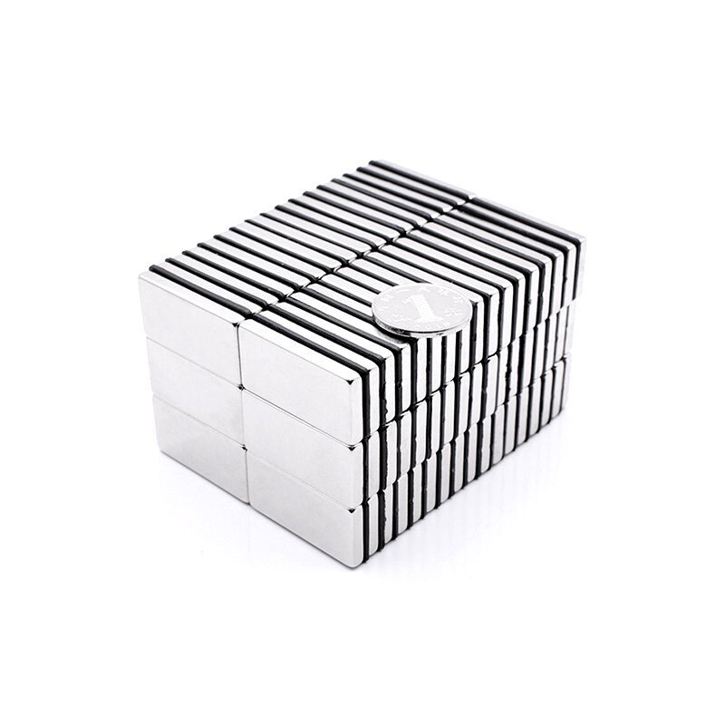 2-20PCS N52 40x20x3 mm Super Strong Sheet Rare Earth Magnet Thickness 3mm Block Rectangular Neodymium Magnets 40mm x 20mm x 3mm