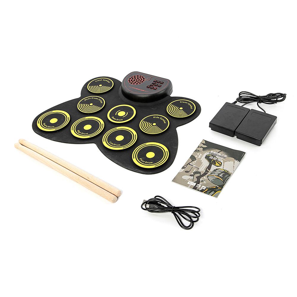Hand-rolled Electronic Drum Adult Children Beginners Home Portable Rack Drums: Default Title
