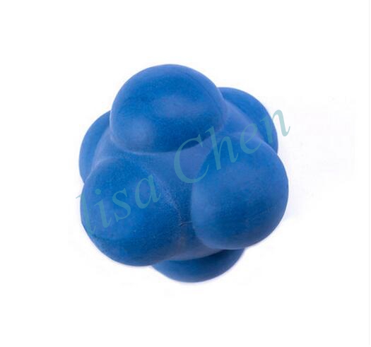 Pelota de reacción de goma elástica de 7,5/8cm, Bola de entrenamiento para la coordinación de la agilidad y el ejercicio réflex, pelota de entrenamiento para acondicionamiento físico, pelota de baloncesto, velocidad de respuesta: c1