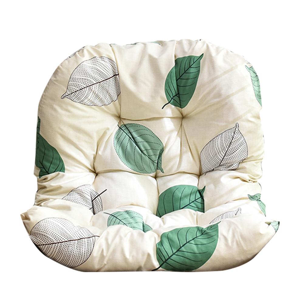 Huske hengende kurv setepute trykt hengende egg stol pute for hjemmehage gyngestol sete sofa pute: D