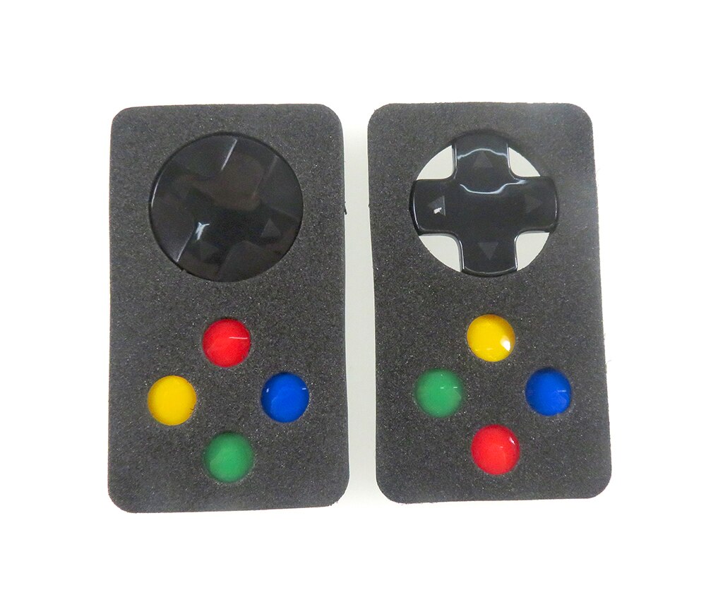 1einstellen Joystick Rocker Kappe Daumen Griffe ABXY Tasten Kreuz Rund D-Pad-Geschmack Deckel Abdeckung für Nintendo Schalter NS NX Verknüpfungen Rechts: SFC