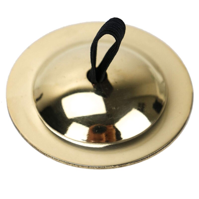 4pz Danza Del Ventre Dito Zills Cimbali Danza Oro Strumento Musicale per Il Ballerino Del Partito di Sera