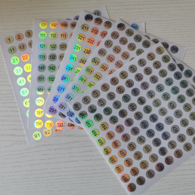 1-1000 nummer klistermärke etikett för nagellack färg gel lack märkning numrering manikyr verktyg