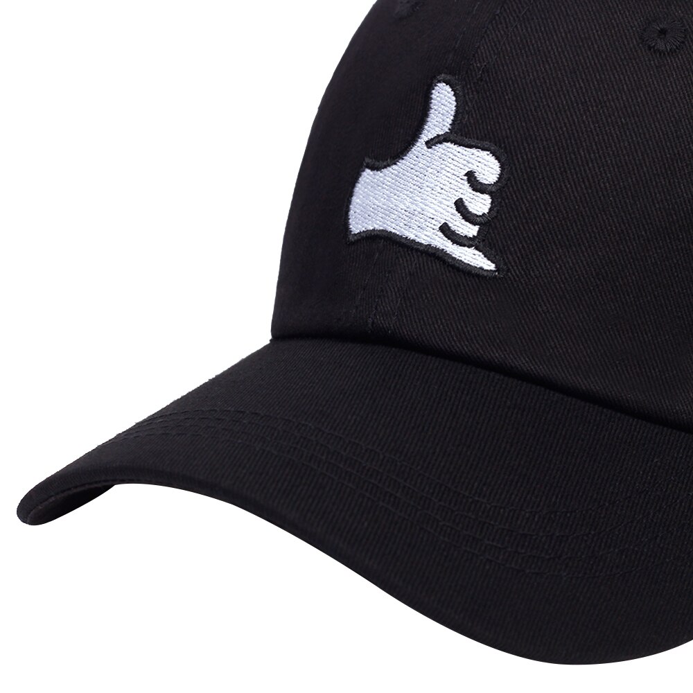 Nowe mody wyhaftowany palec czapka z daszkiem na wolnym powietrzu Sporty czapka golfowa regulowana bawełna dzikie czapki biodro-hopowe dla obu płci czapki tirówki