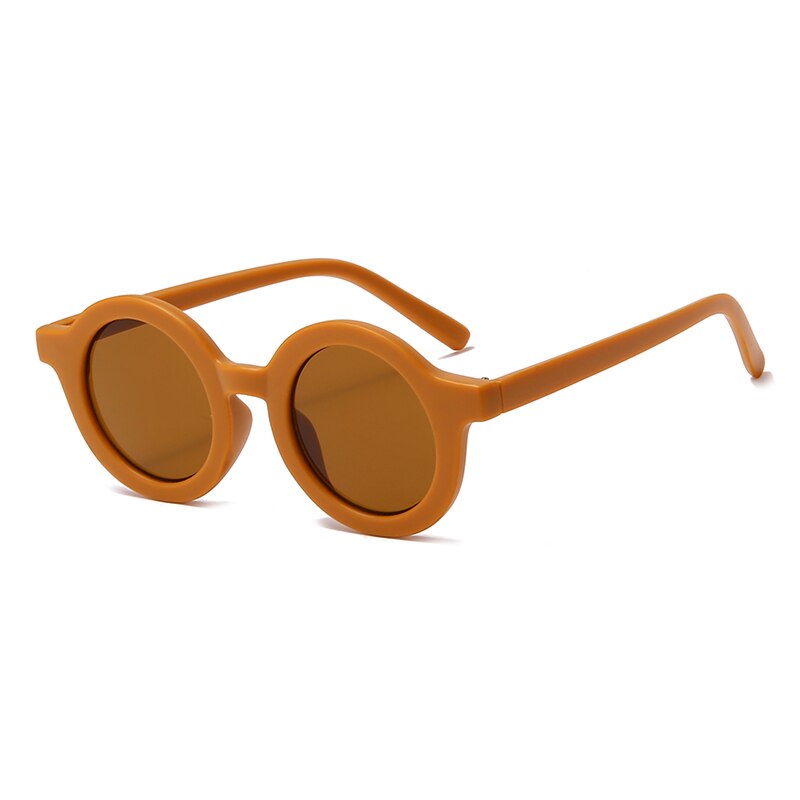 Children Polarized Sunglasses Rubber Round Unisex Boy Girl Famous Brand Sun Glases UV400 Kids Polaroid Sunglasses Tr90: 3-KPR09-C6