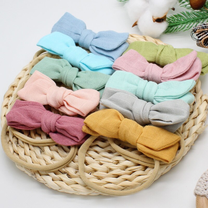 Baby Girl Headbands Newborn Headband Baby Headbands Nylon Infant Baby Bows Baby Girl Hair Accessories
