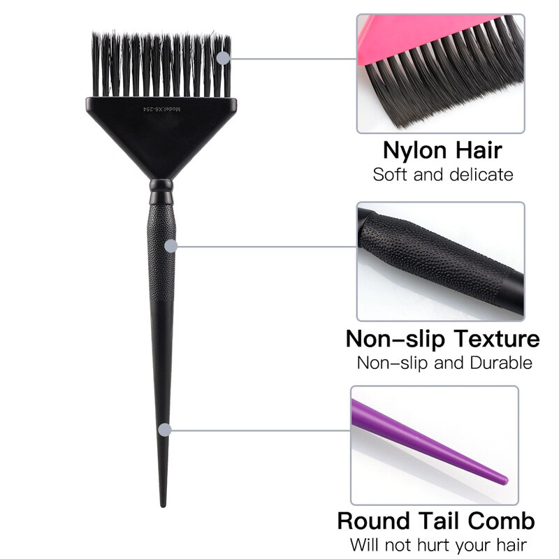 High-grade Hair Brush Hairdressing Tools Barber Shop Hair Dye Comb Hair Salon Supplies Special Dyeing Brush