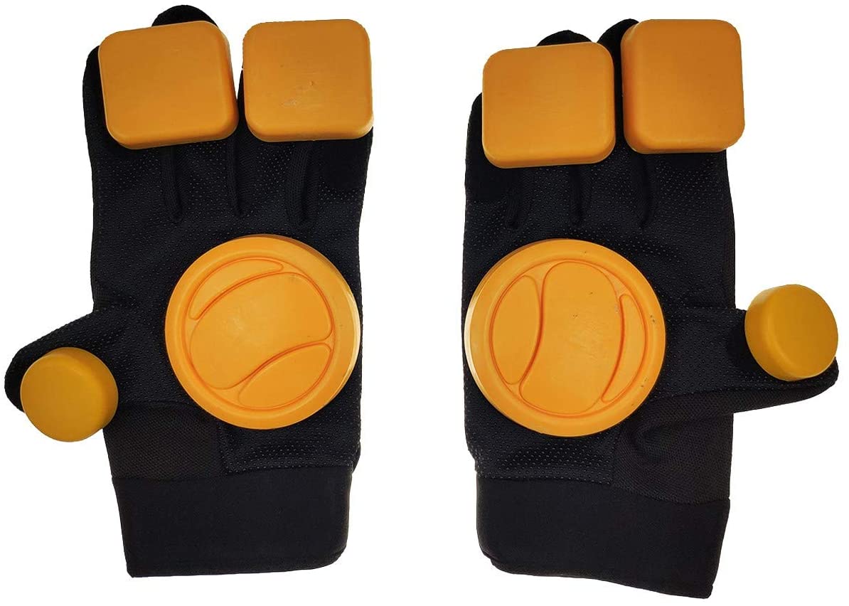 Skateboard Gloves Sport Longboard Downhill Sliding Gloves Protective Gloves with Slider Puck