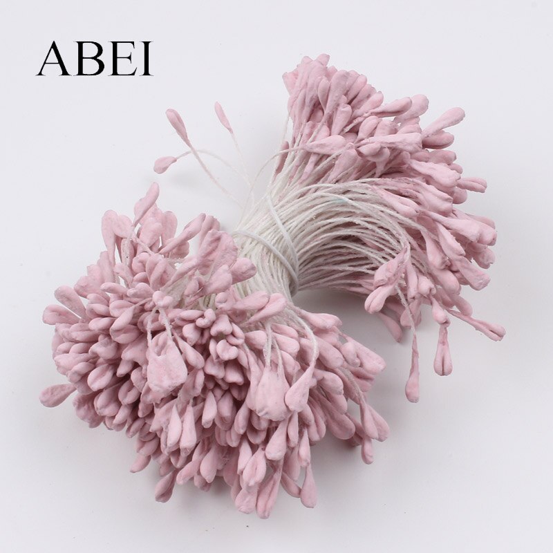 5mm 350pcs Kunstmatige Bloem Stamper Handgemaakte Kous Bloem Materiaal Matte Meeldraden voor Wedding Plakboek Cake Decoratie: 8