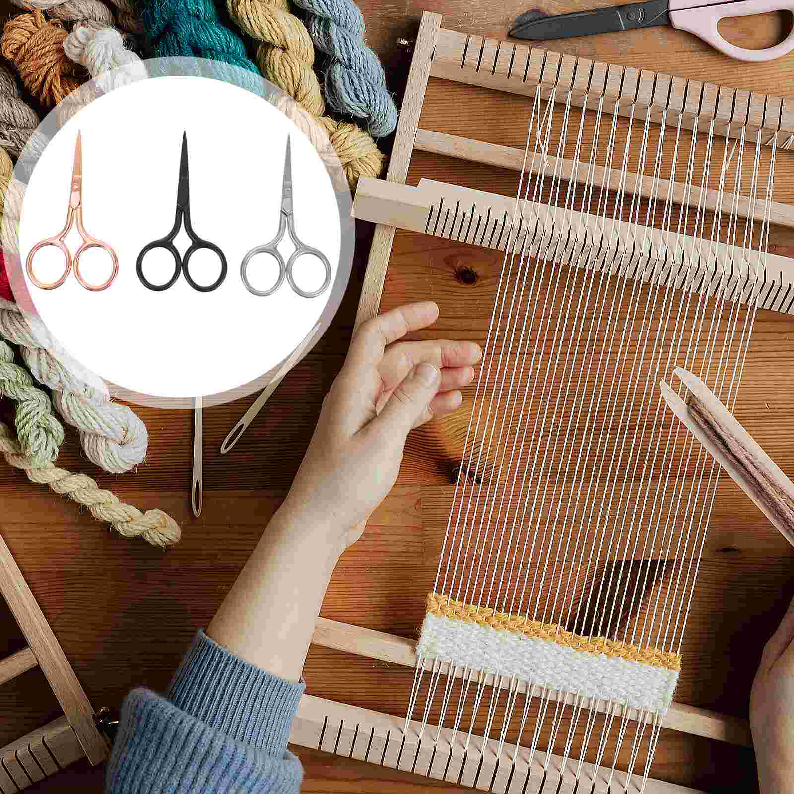 3 Pairs of Sewing Scissors Sewing Thread Cutters Tools Embroidery Scissors