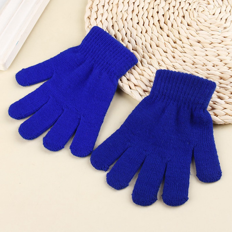 1 paire enfants gant filles garçons enfant extensible tricoté hiver Pick gants couleur mixte tricoté gants pour enfants: NB