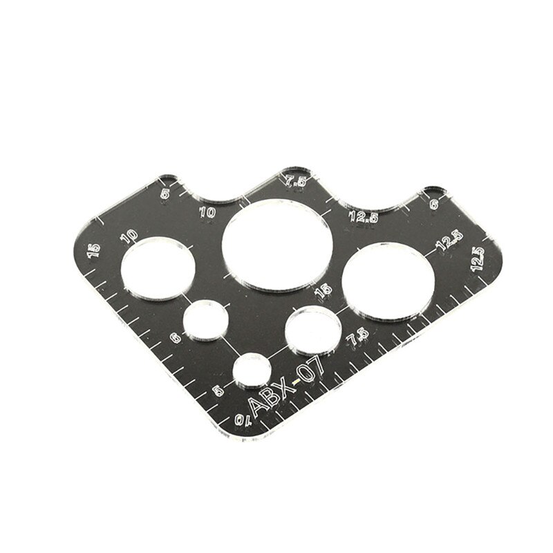 Lychee Life DIY key Sewing Pattern Acrylic Key Bag Stencil Template DIY Handmade Leather Crafts Supplies: 1