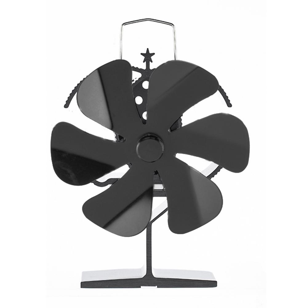 Stove Fans Non Electric Overheat Protection Heating Stove Fan Starting at Low Temperature Thermodynamic Stove Fan Ultra Quiet Ci: Default Title