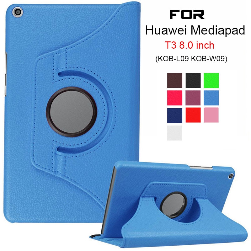 Magnetyczny futerał MediaPad T3 8.0 Folio Pu skórzany pokrowiec do Huawei MediaPad T3 8.0 KOB-L09 /W09 Filip stojak inteligentny Tablet Capa przypadki