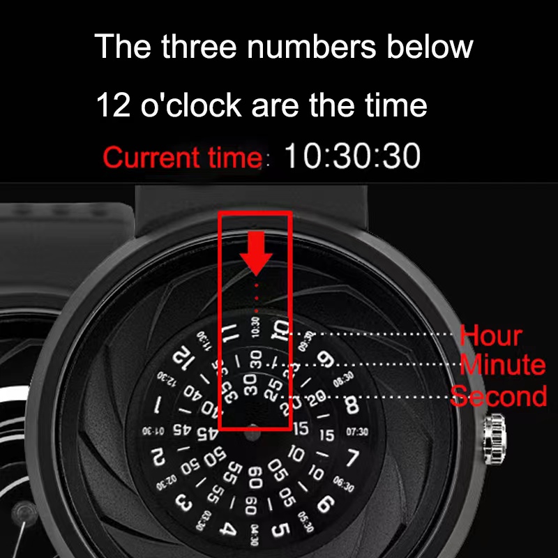 men's Enmex industrial wristwatch digital light sports quartz watches